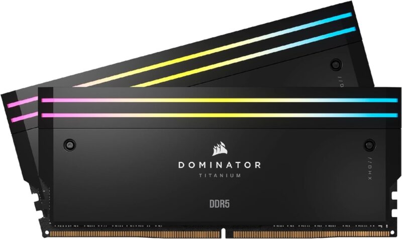 Corsair Dominator Titanium RGB RAM black