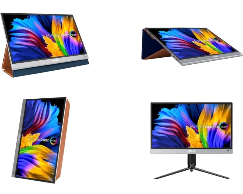 Asus ZenScreen OLED MQ13AH orientations