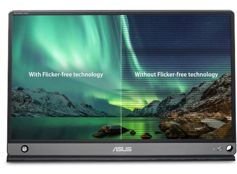 Asus ZenScreen Touch MB16AMT screen