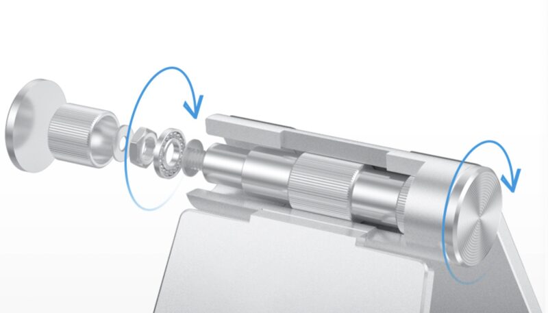 Omoton Aluminum Iphone Stand Hinge Mechanism