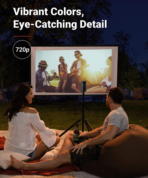 Anker Nebula Capsule Ii Smart Portable Projector Outdoors