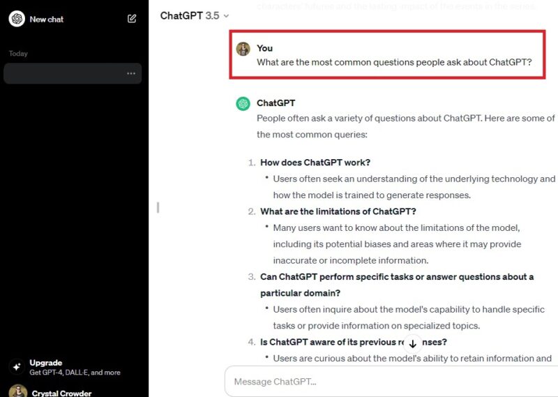 Performing audience research with ChatGPT
