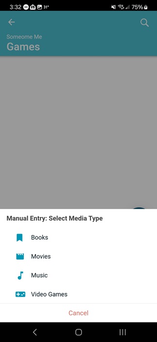 Setting up a game in Libib