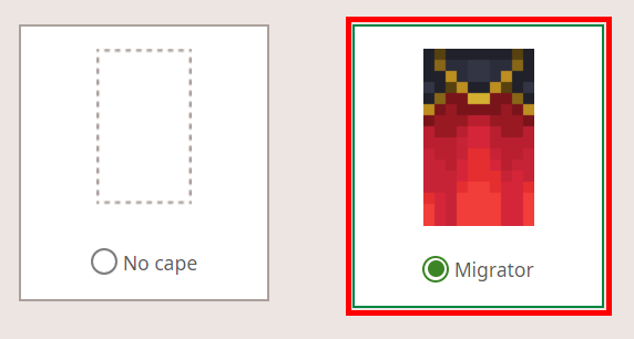 Currently active cape.