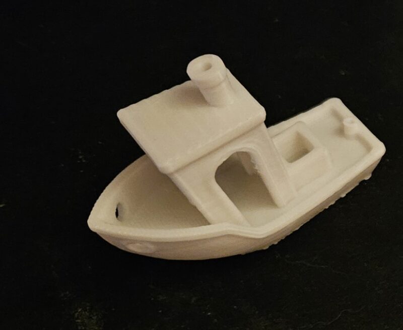 Benchy boat after first print.