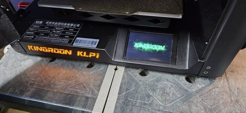 Kingroon display starting up.