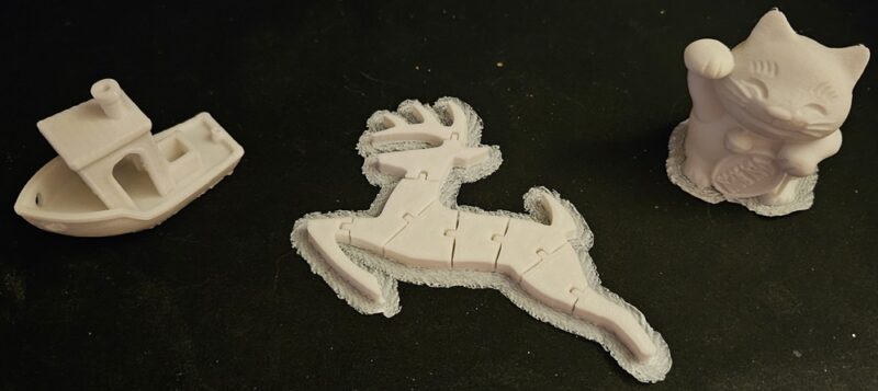 Sample projects printed on Kingroon.