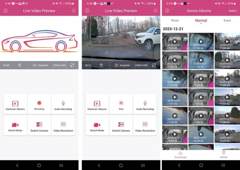 Ombar Dash Cam Review App