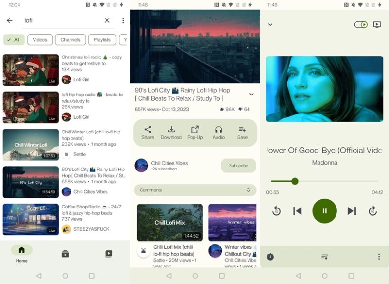 Inside look at the LibreTube app. 