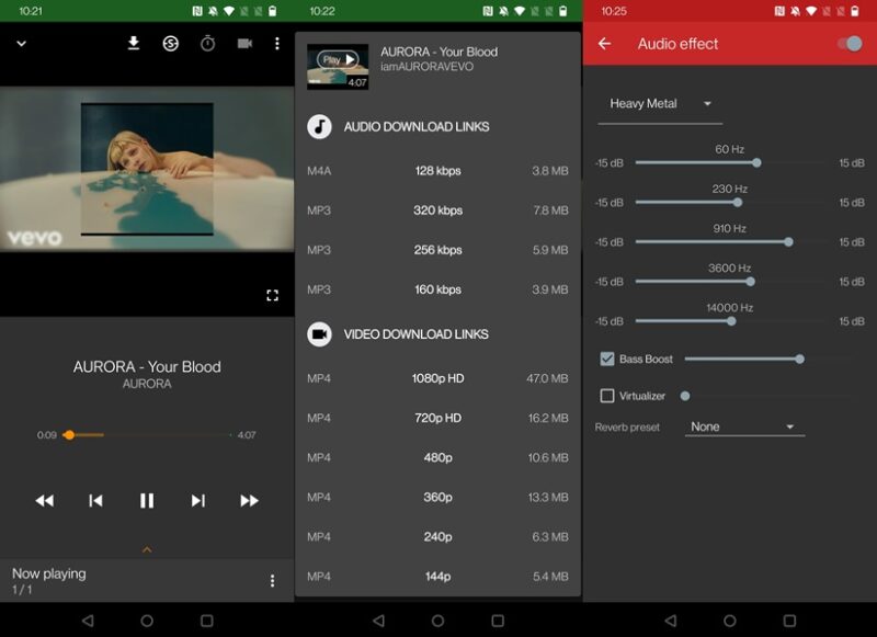 Inside look at the YMusic app. 