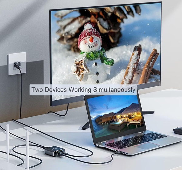 Gigabit Ethernet Splitter with 1 Gbps speed.