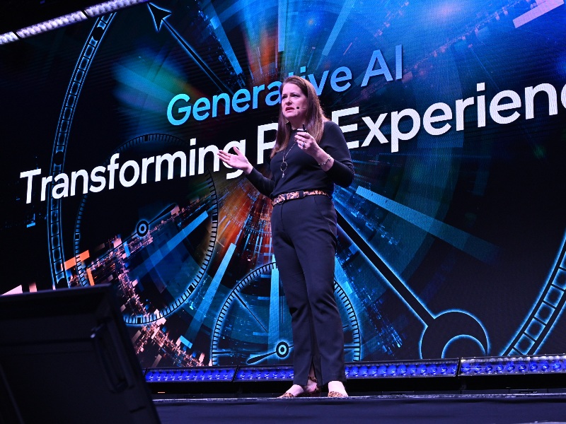 Intel CES presentation on Generative AI