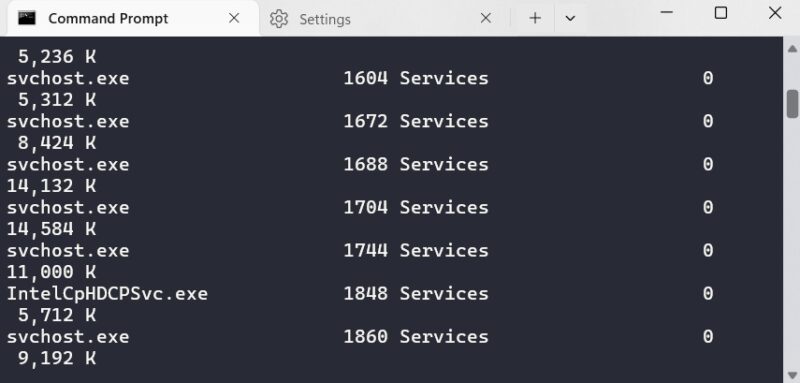 Dracula theme in command prompt.