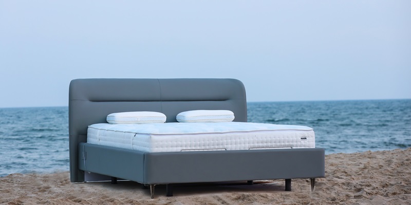 Smart mattress product offered by DeRucci.