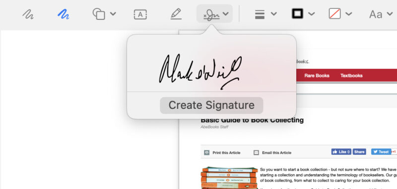 Apple Tips Notes Signature