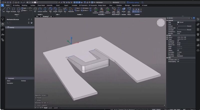 Modeling in BricsCAD