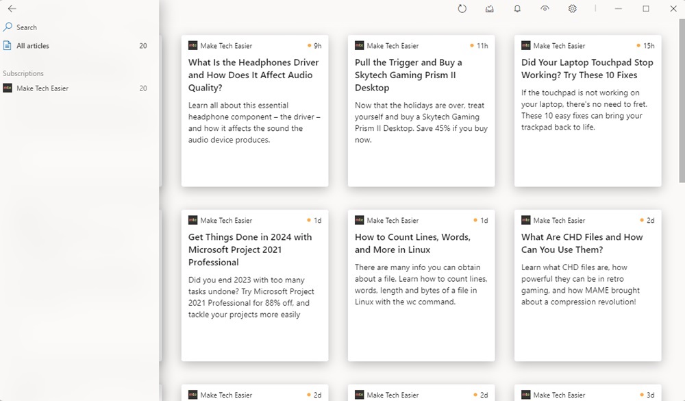 8 of the Best RSS Readers for Windows - Make Tech Easier