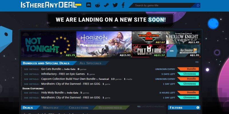 Cheap Game Digital Keys Isthereanydeal Homepage