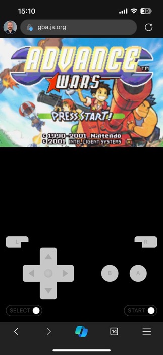 Gbaonline Emulator Playing Advance Wars