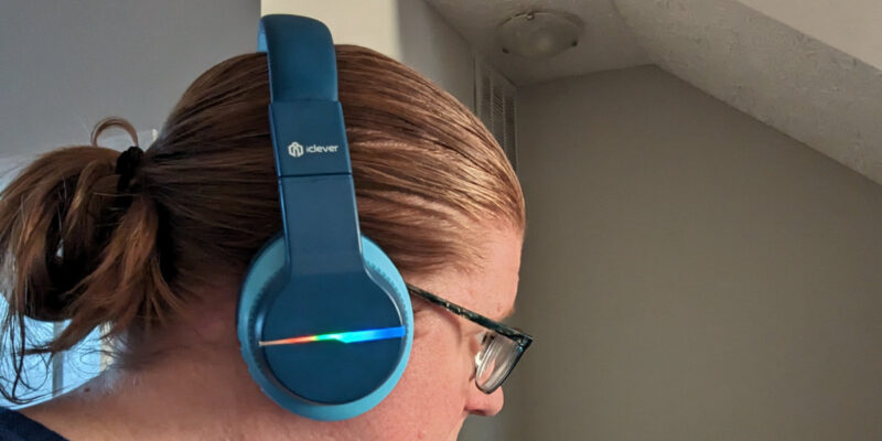 Iclever Headphones On Adult