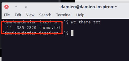 Linux Wc Display All Info