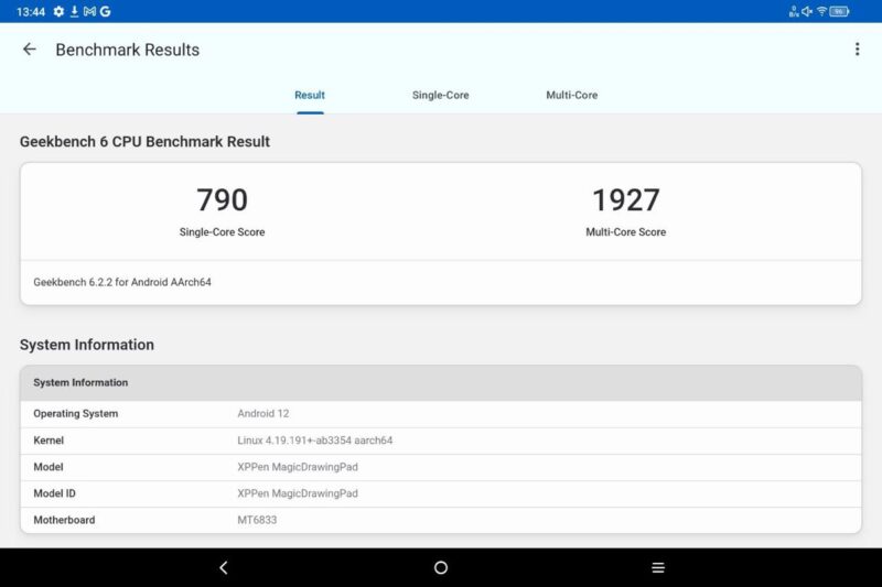 Magic Drawing Pad Cpu Benchmark Result