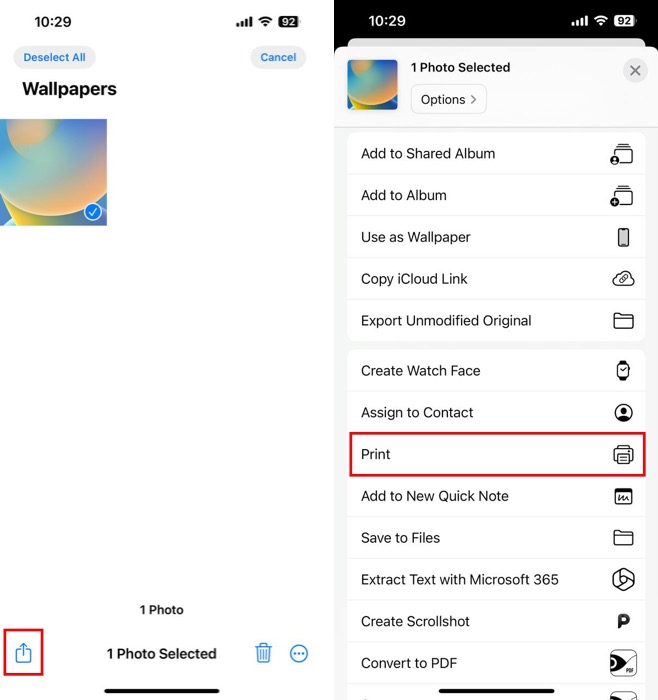 Print Image To Pdf Instructional Screenshots