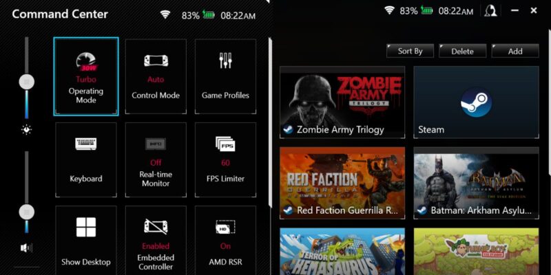 Rog Ally Operating Mode Turbo