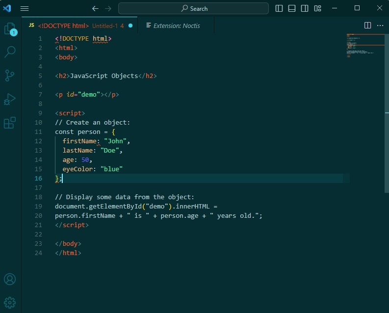 Using the Sereno variation of the Noctis theme.