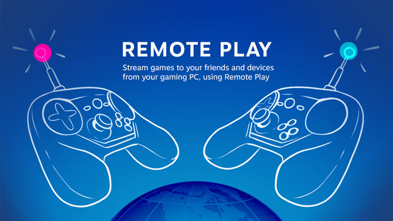 Steam Remote Play between two players