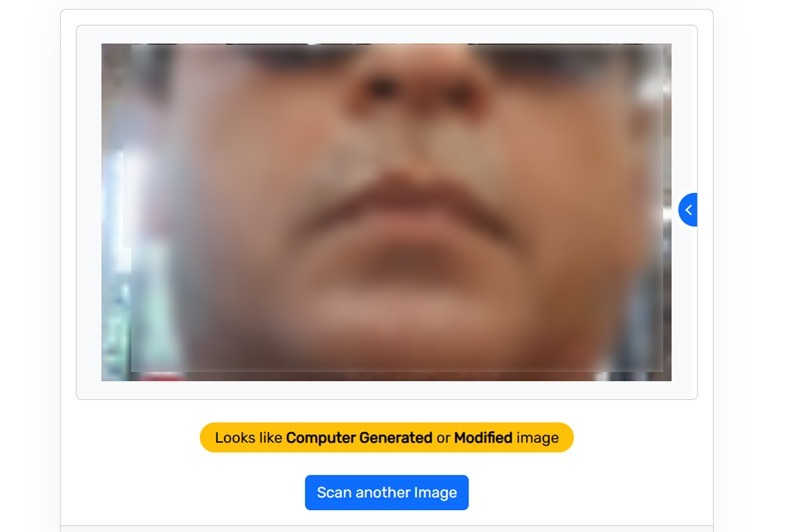 Fake Image Detector Computer-generated image: fake detector.