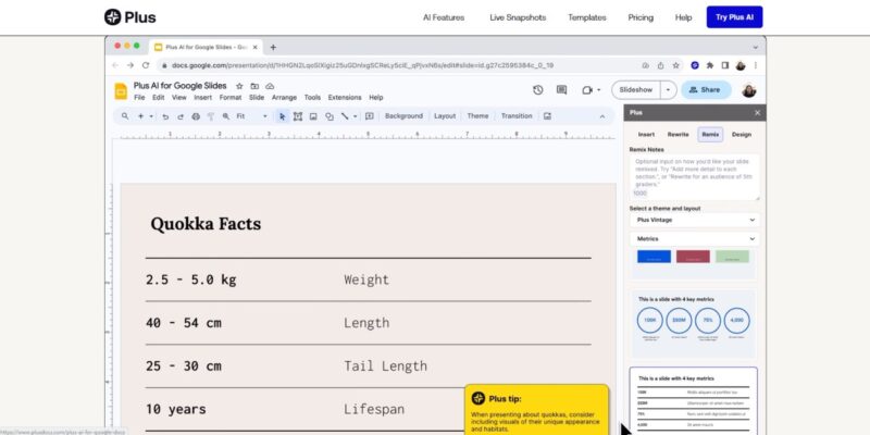 Ai Tools Productivity Plusai google slides assistant