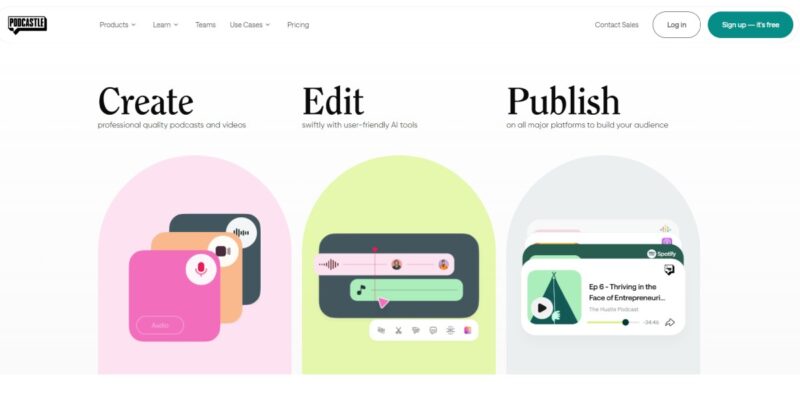 Ai Tools Productivity Podcastle podcast auto edit