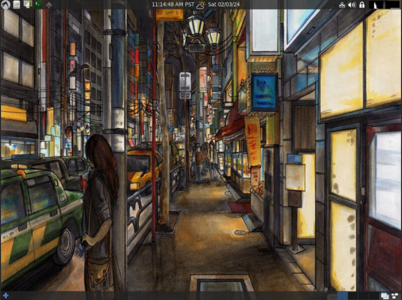 linux-distros-ancient-pcs-lxle A screenshot showing the default desktop in LXLE.