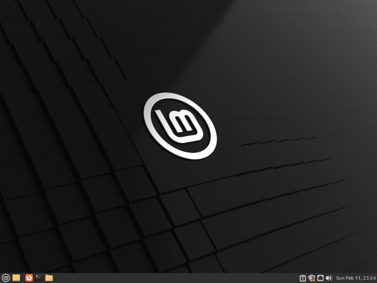 A screenshot of the default Mate desktop in Linux Mint.