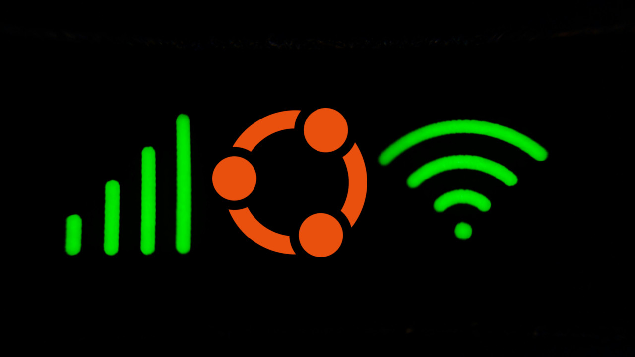 A photograph of a console panel showing both the phone service icon and the Wi-Fi icon.