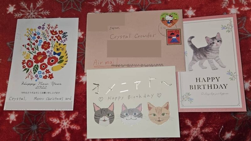 Letters from my Japanese pen pal.