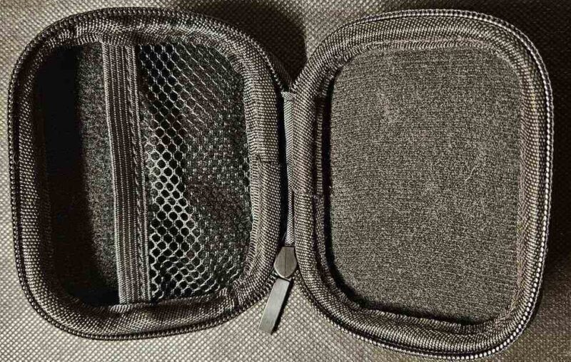 Orchestra Lite carrying case opened.