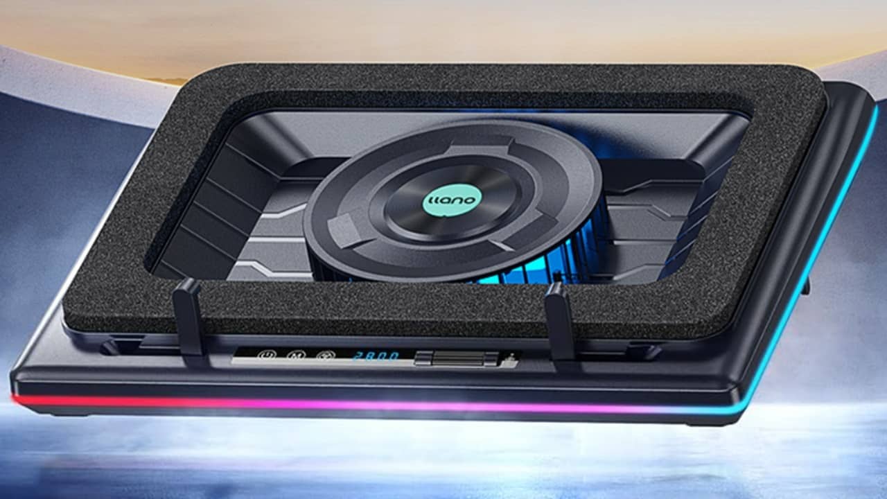 Keep Your Laptop Cooler Than Ever With The llano RGB Laptop Cooling Pad