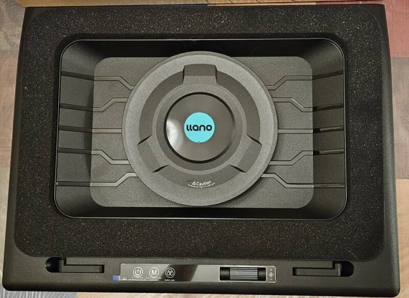 Over top view of the cooling pad.