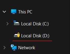 Drive that was encrypted with BitLocker view.