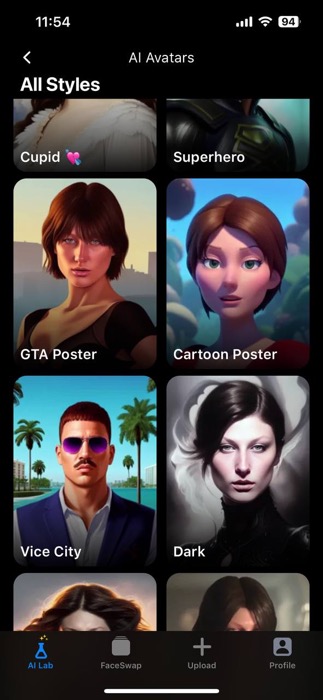 Reface Avatar Images