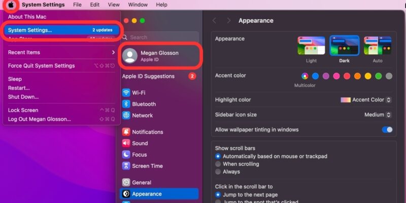Share Apple Music With Family Mac System Settings 