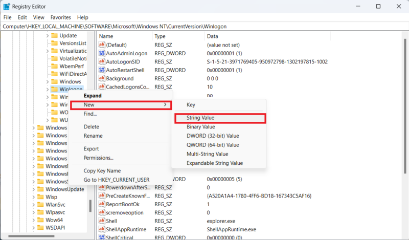 Skip Windows Login Screen Windows 11 Registry Editor Defaultusername