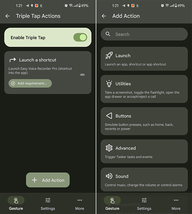 Tap Tap Lets You Trigger All Kinds Of Shortcuts Just By Double Or Triple Tapping The Back Of Your Android Phone