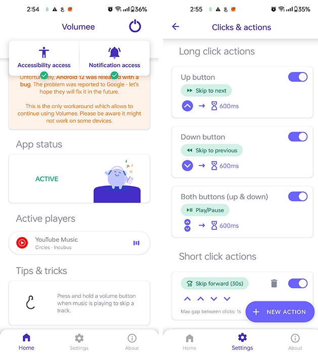 Volumee Lets You Control Media Playback Using Your Volume Buttons