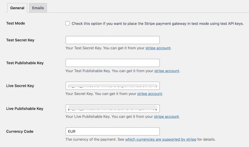 Wp Stripe Checkout Options