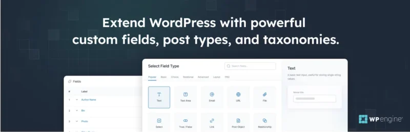 Advanced Custom Fields WordPress Plugin