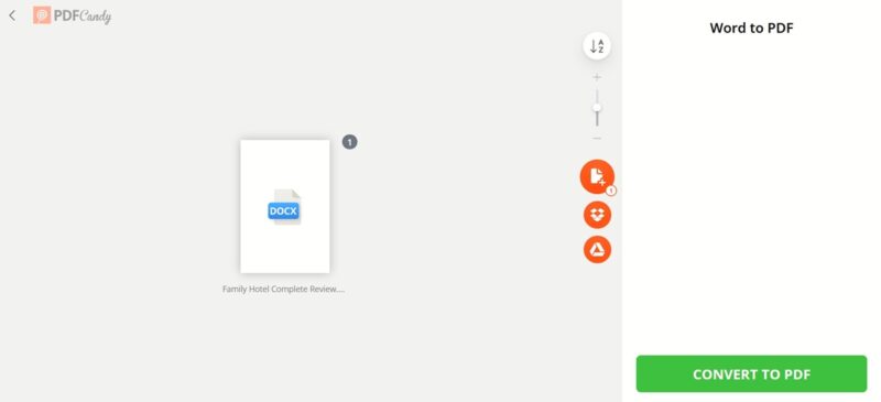 Total PDF Candy interface view. 