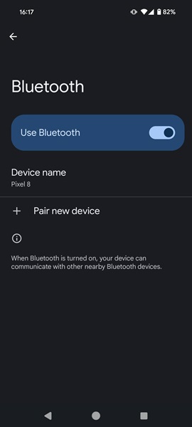 Turning Bluetooth functionality off on Android device.